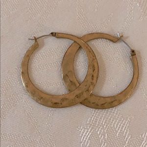 Lucky Brand hoop earrings.